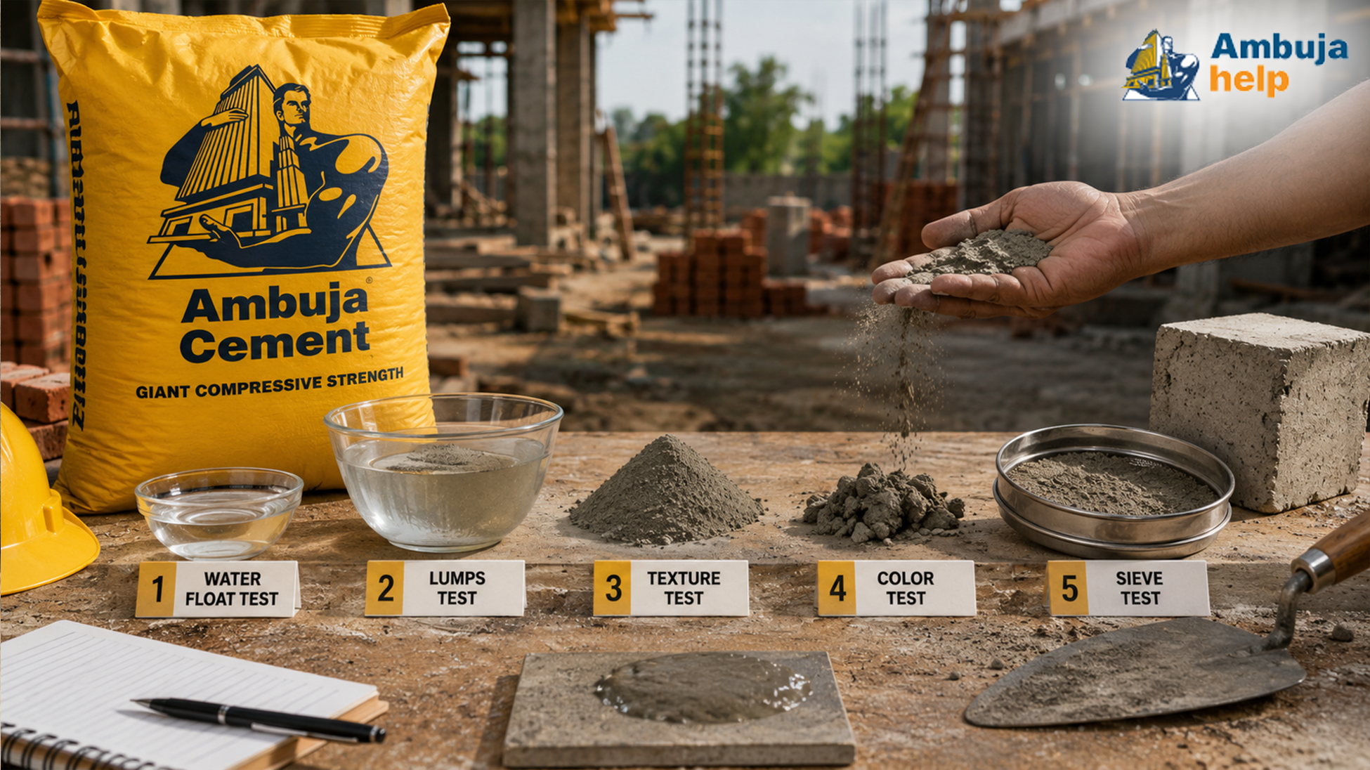 How To Check Cement Quality At Home Before Use: 5 Practical Tests